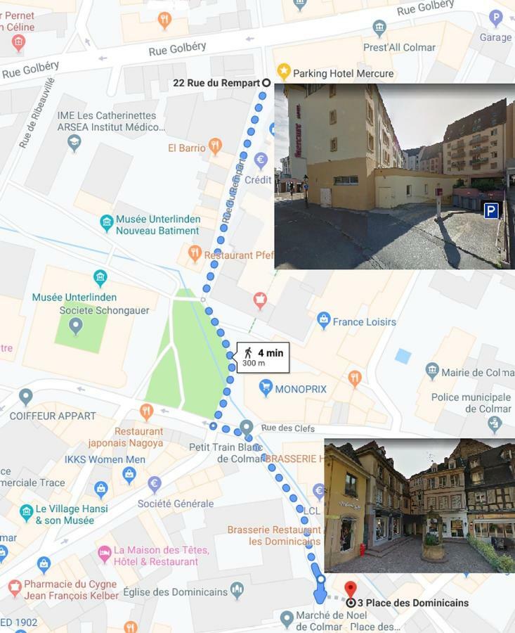 Duplex Des Dominicains - 1 Parking Gratuit - Hypercentre 6 Personnes Apartamento Colmar Exterior foto